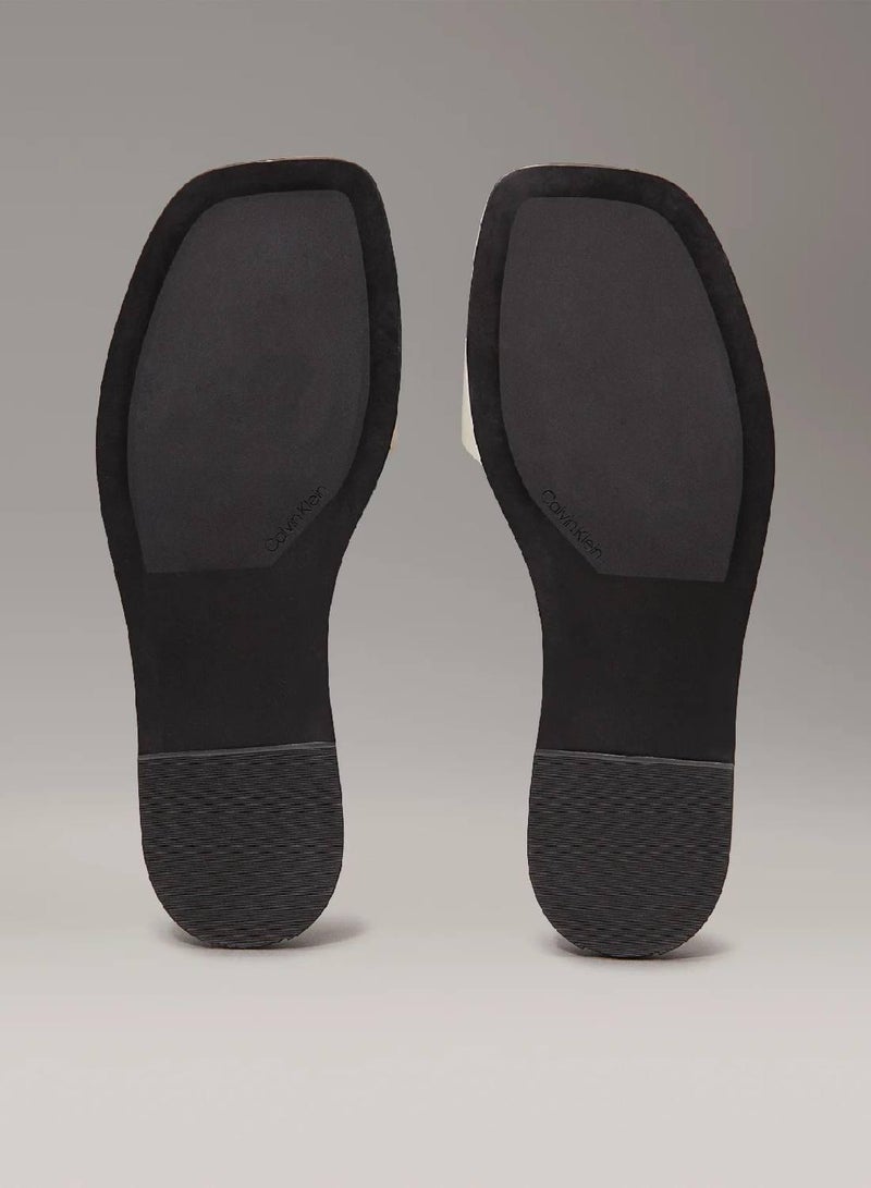 CALVIN KLEIN Leather Sliders - Image 5