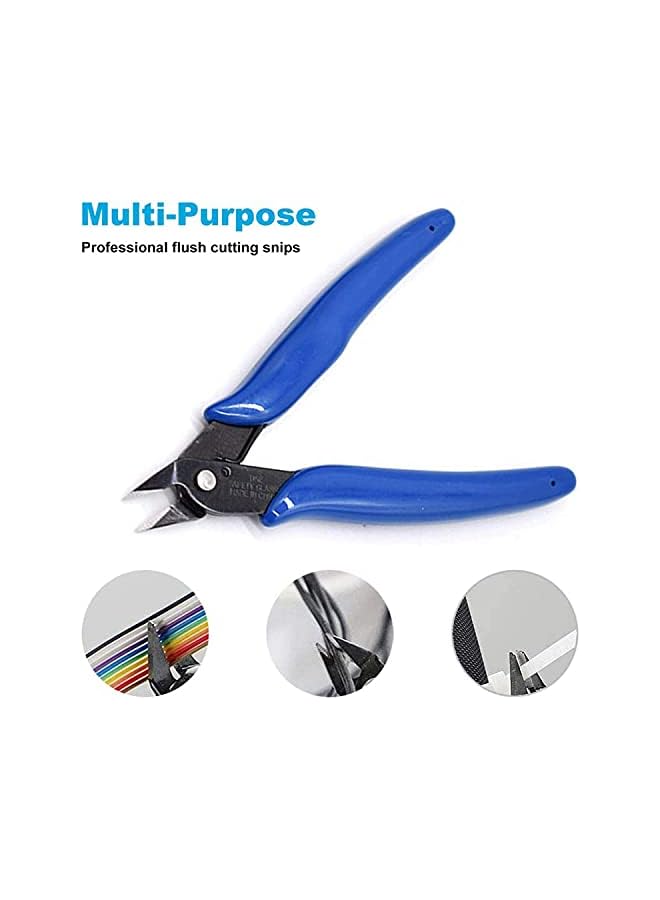 PROMASS Small wire cutters for crafting Wire cutter Side cutters pliers Flush cutter Diagonal cutting pliers Flush cut pliers Jewelry pliers Wire flush cutters Diagonal wire side cutting pliers - Image 4