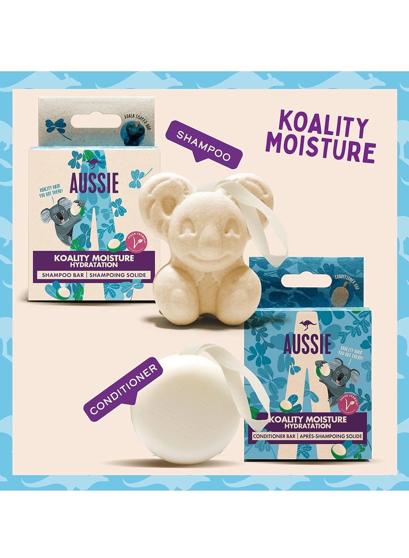 أوسي بار شامبو مرطب نباتي أوسي مع مكسرات المكاديميا الأسترالية، مستحضرات سفر صلبة للشعر التالف والجاف 70 جرام رغوة غنية 98 من أصل طبيعي خالي من القسوة علبة قابلة لإعادة التدوير - Image 3