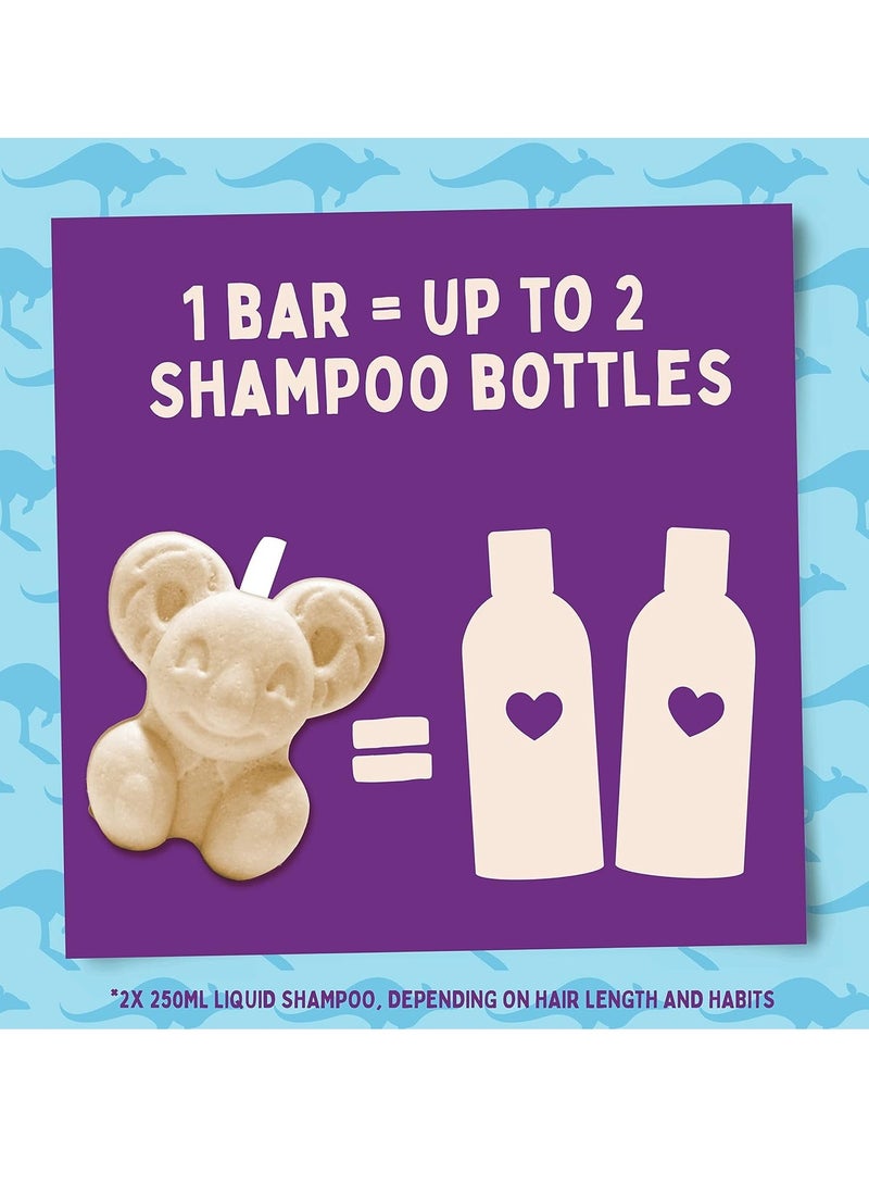 أوسي بار شامبو مرطب نباتي أوسي مع مكسرات المكاديميا الأسترالية، مستحضرات سفر صلبة للشعر التالف والجاف 70 جرام رغوة غنية 98 من أصل طبيعي خالي من القسوة علبة قابلة لإعادة التدوير - Image 4