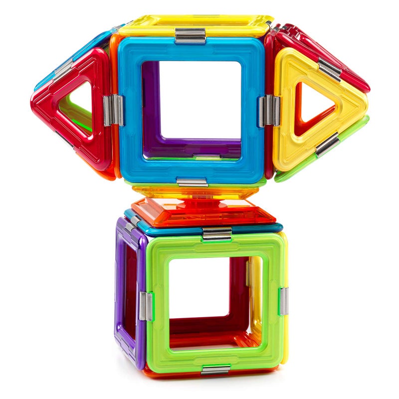 GeoSmart Solar Spinner 23-Piece GeoMagnetic STEM Building Set with Spinner - Image 5