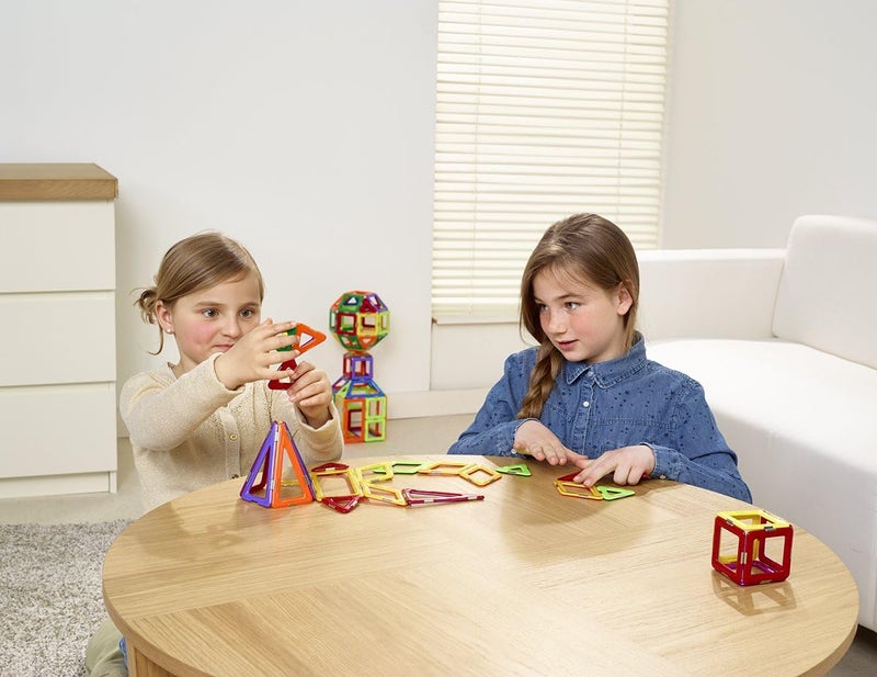 GeoSmart Solar Spinner 23-Piece GeoMagnetic STEM Building Set with Spinner - Image 2