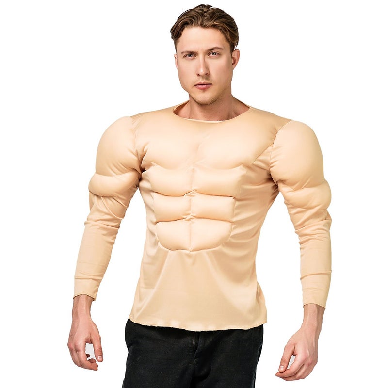 DSplay Adult Muscle Shirt Costumes for Men - Image 2