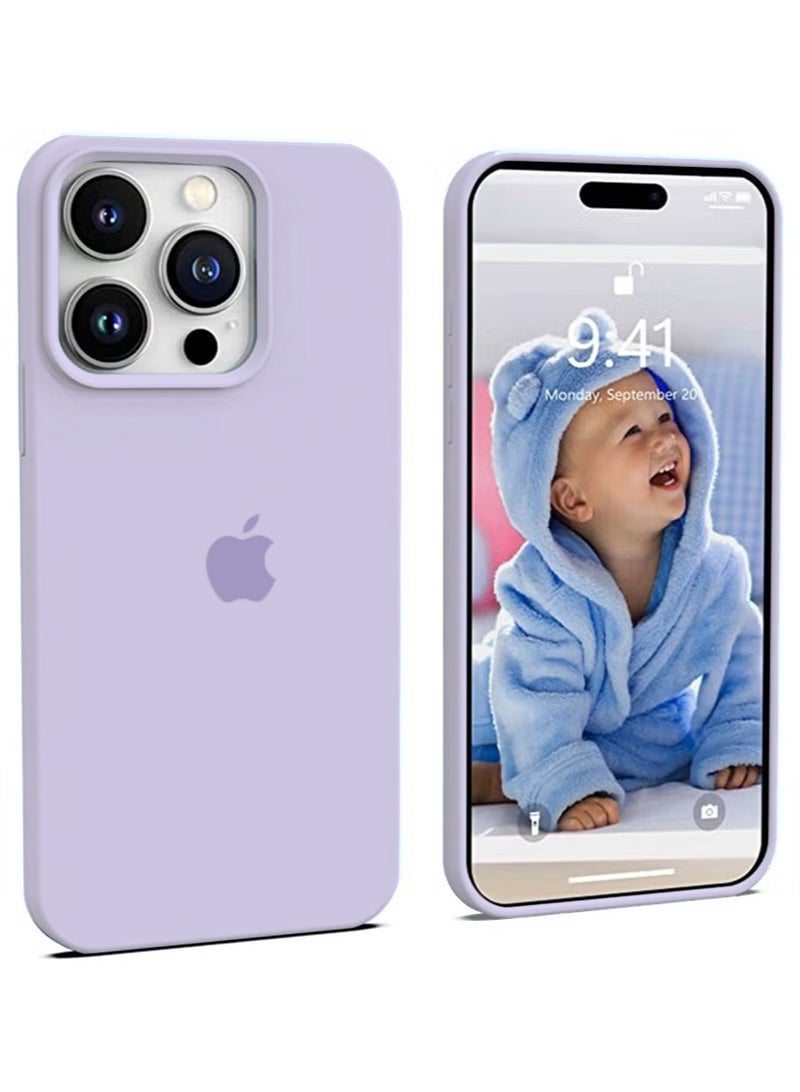 iPhone 15 Pro Max Mobile Case Cover with Soft Liquid Silicone Protection Anti-Scratch Shockproof Accessories Slim Protective Back Cover with Comfortable Hold Touch Feeling and Anti-fingerprint  - Image 1