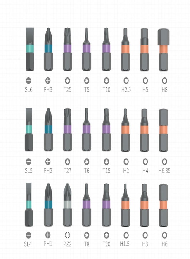 DUKA RS1 Screwdriver Set 24 in 1 Multi-purpose Ratchet Wrench Screwdriver S2 Magnetic Bits Tools Set DIY Household Repair Toolbox For Cycle Home Appliances - Image 4