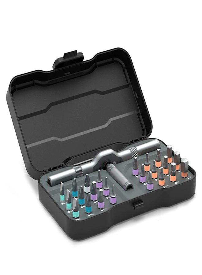 DUKA RS1 Screwdriver Set 24 in 1 Multi-purpose Ratchet Wrench Screwdriver S2 Magnetic Bits Tools Set DIY Household Repair Toolbox For Cycle Home Appliances - Image 1