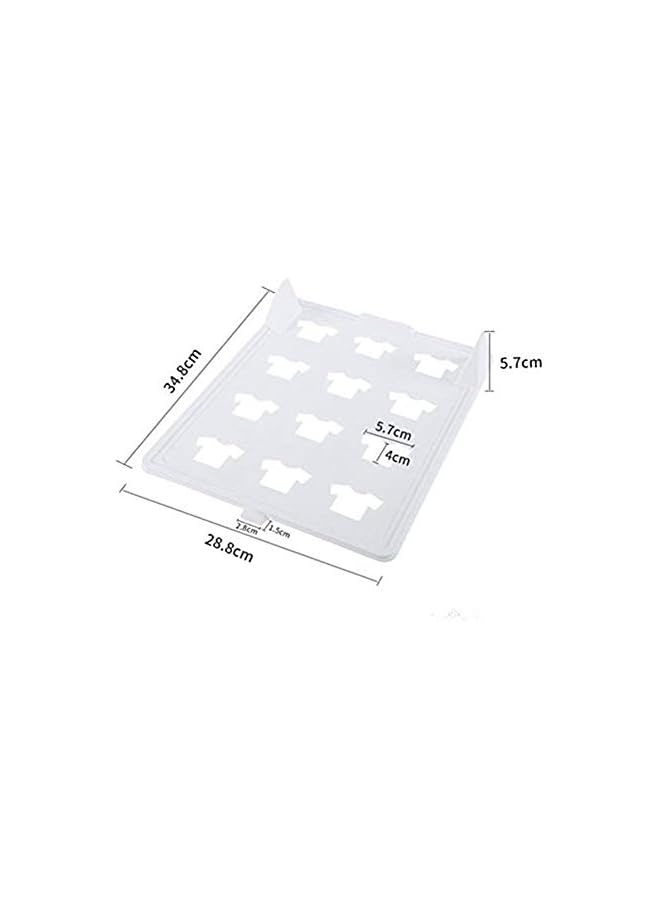 Green Tiger 20 Pack Shirt Organizer Clothing Dividers Stackable T Shirt Document Organize Lazy Folding Board Organizers without Messing Other Clothes for Closet - Image 3