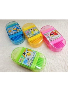 Akstore AK Store Cartoon Printed 3in1 Eraser Sharpener and Brush for Kids School Birthday Return Gift Pack of 4  - Image 4