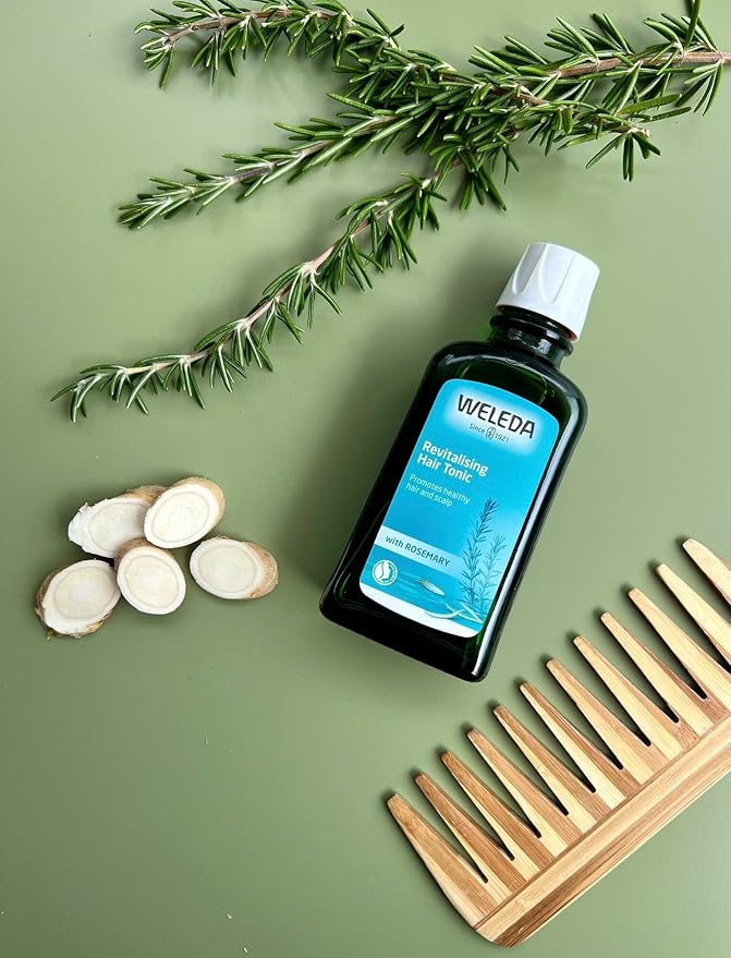 Weleda شامبو ويليدا بزيت إكليل الجبل المنعش مع حمض الهيالورونيك لنمو الشعر الشعر الخفيف تساقط الشعر خالي من السيليكون والكبريتات لفروة رأس صحية للنساء والرجال طبيعي عضوي 250 مل - Image 3