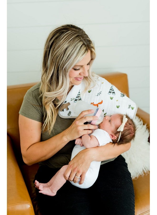 ليتل يونيكورن قماش تجشؤ فاخر فائق الامتصاص بتصميم وحيد القرن الصغير | ناعم على بشرة الطفل | مقاس أكبر | تصميم مريح (أصدقاء الغابة) - Image 2