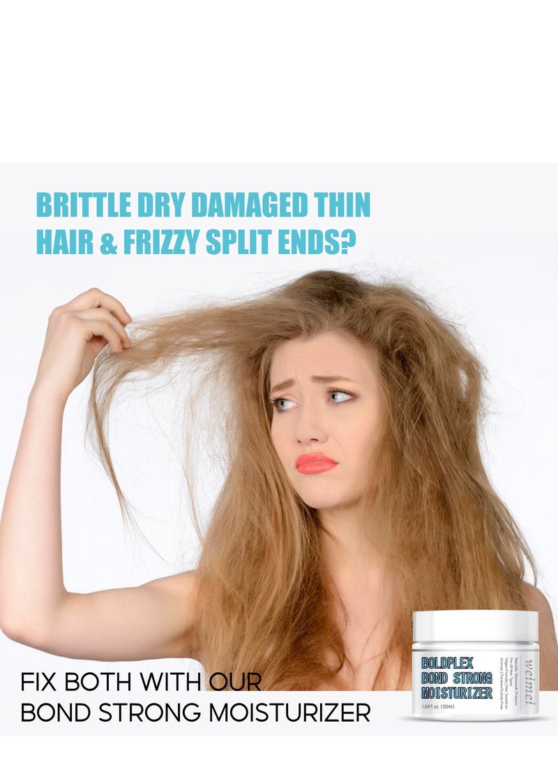 Generic BoldPlex Bond Strong Moisturizer 50ml ,BoldPlex 3 Hair Mask - Deep Conditioner  Protein Treatment for Dry, Damaged Hair - Includes Rosemary Oil for Hair Growth - Helps Repair  Nourish Curly, Bleache - Image 4