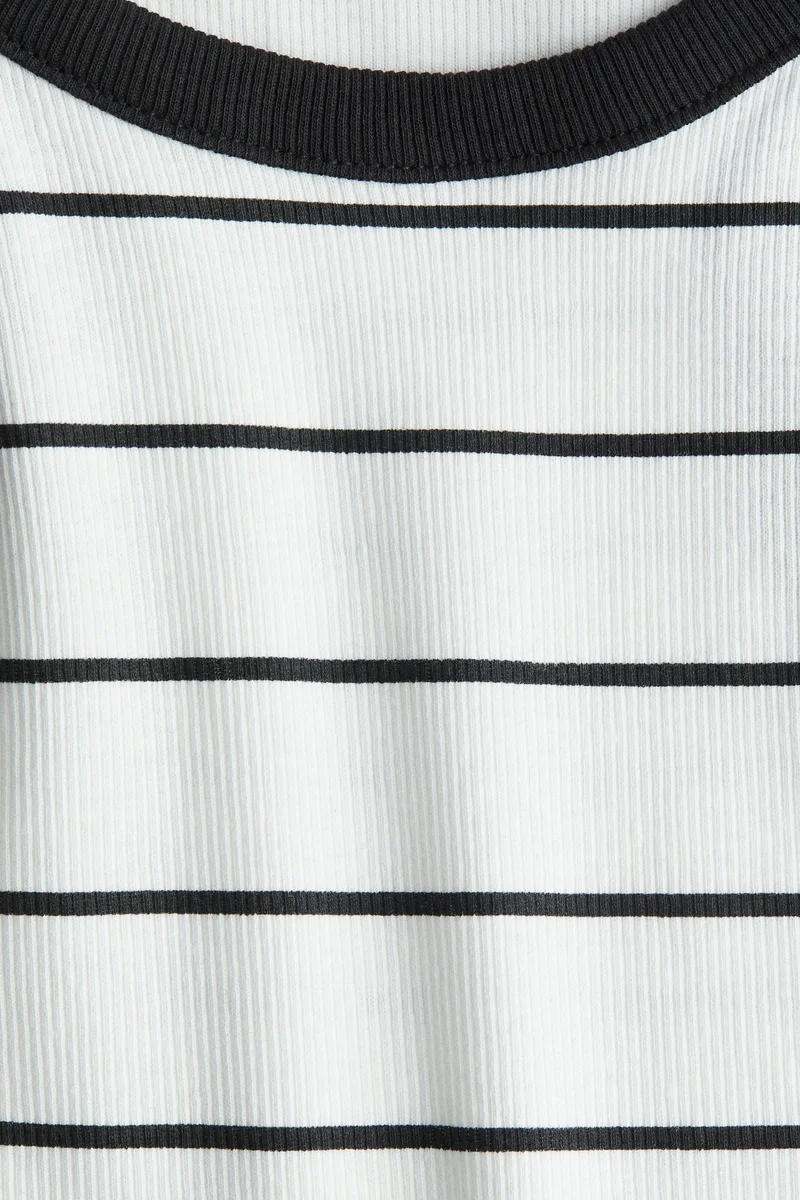 H&M Ribbed cotton dress