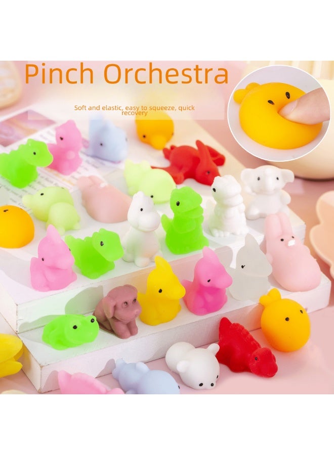 ZERIFAM Mochi Squishy Toy, 50pcs Animal Squishies Bulk Kawaii Party Favors, Stress Reliever Goods for Kids 4-8 8-12 Boys Girls Toddlers Teens Work - Image 5