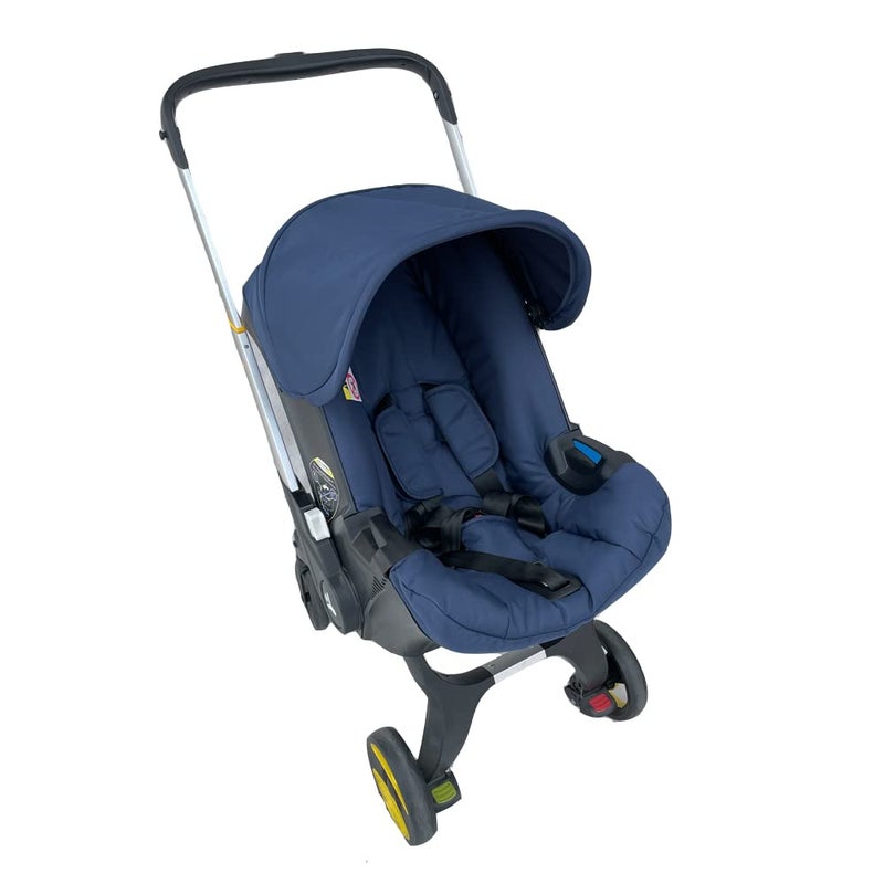 Changing Washing Kit,Canopy Sunshade Cover,Compatible with Car Seat Doona Strollers (Navy Blue) - Image 4