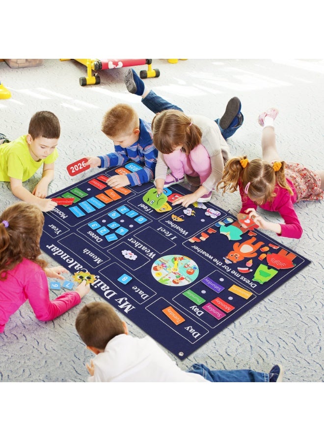 Interactive Felt Storyboard Set for Kids - Educational Wall Hanging Toy for Early Learning and Development, Featuring Fun Animal Figures and Engaging Storytelling, Ideal for Ages 3+ - Image 4