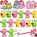 AMENON Valentines Day Gifts for Kids Teens 24 Pack Valentines Cards with Squeeze Animals Frog Dinisaur Toys Tongue Sticking OutSensory Fidget Toys for Boys Girls Classroom Exchange Prizes School Party Favor - Image 2