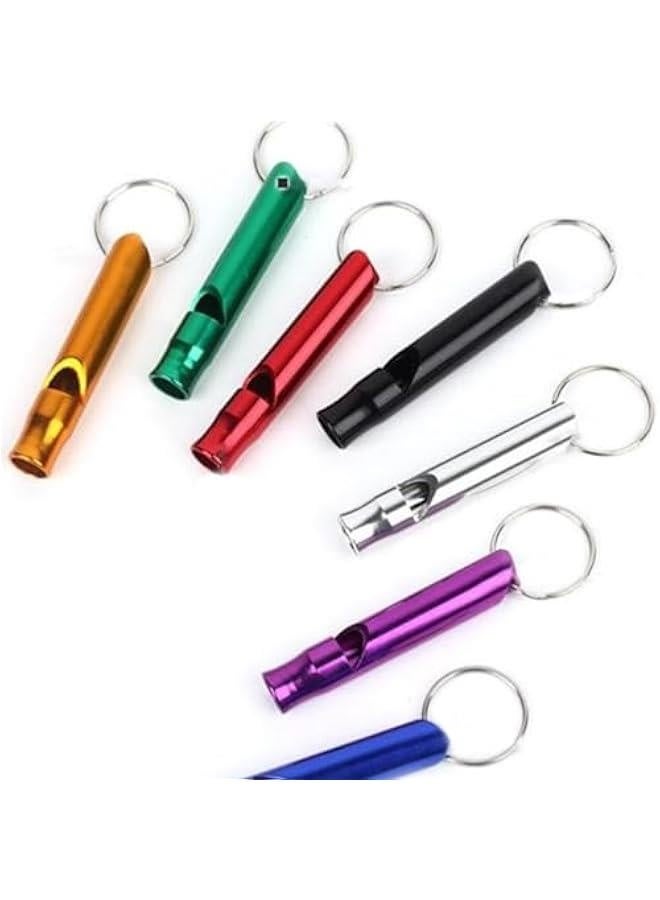 Generic Aluminum Whistle - Aluminium Alloy Survival Whistle | Survival Whistle | Safety Whistle Survival | Survival Whistles with Key Chain | Whistle with Keychain Loud Sound | Keychain Outdoor Camp - Image 4