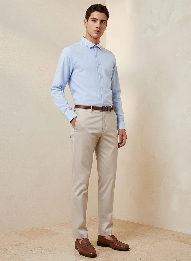 Splash FAV Beige Men Regular Fit Chinos for Men | Best Price UAE