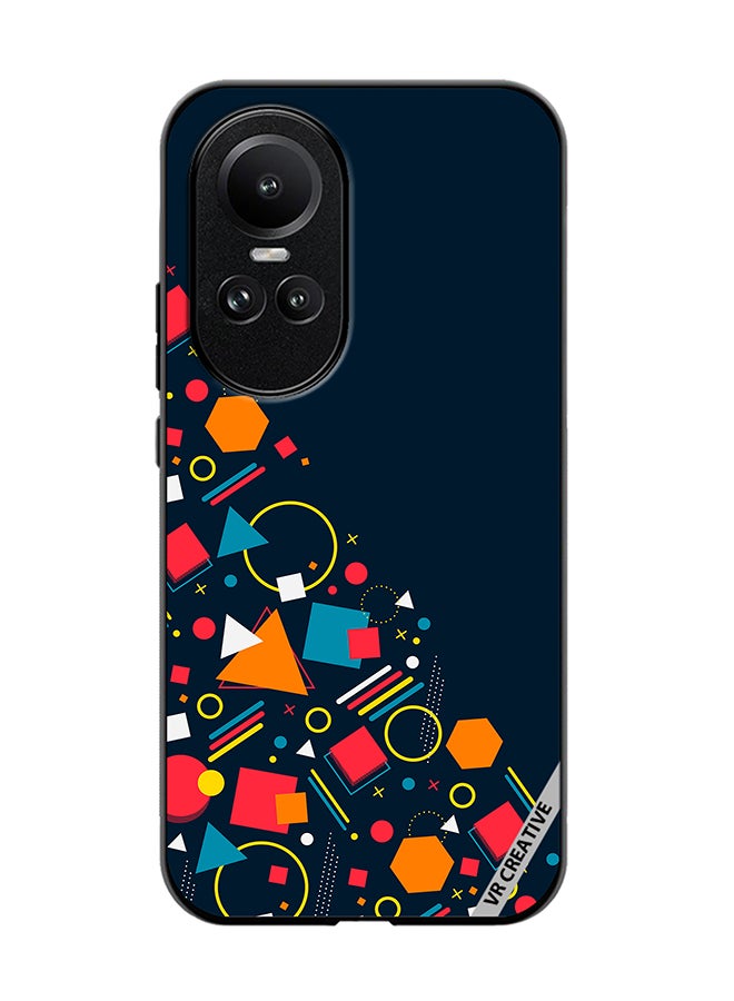 VR CREATIVE Protective Case Cover For Oppo Reno 10 Pro Abstract Design Multicolour - Image 1