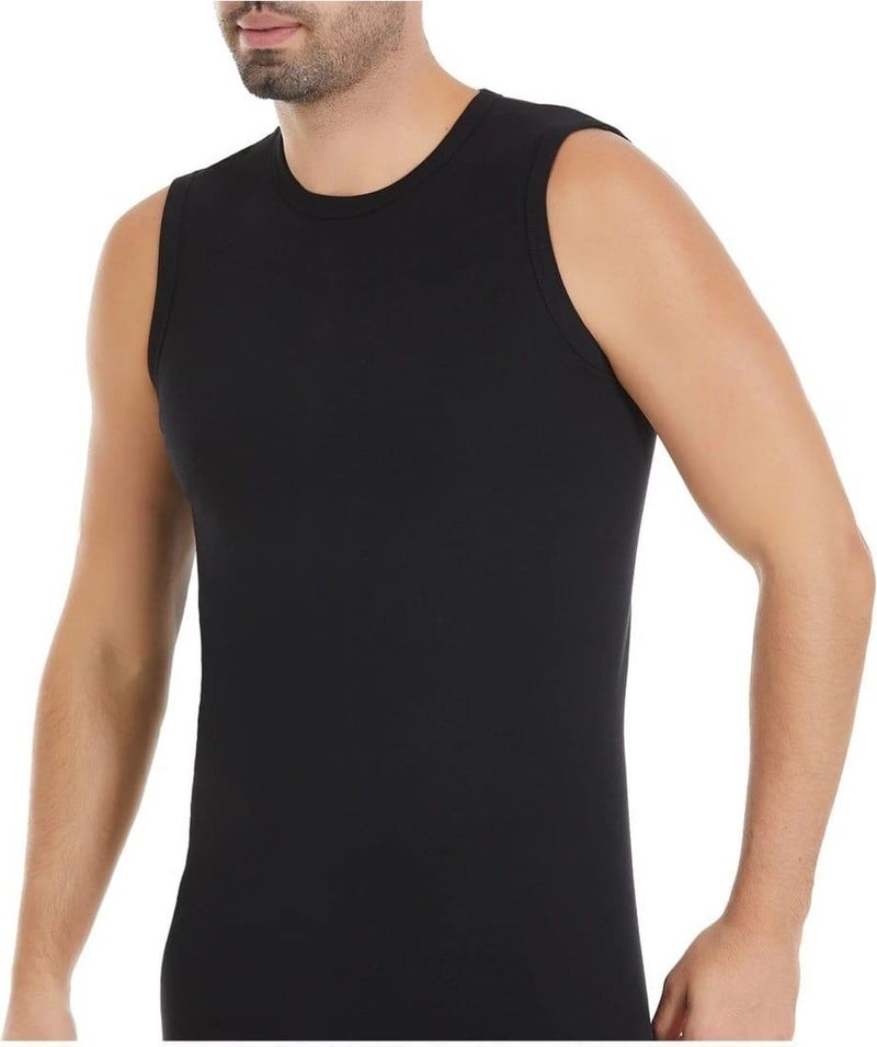 Yıldız Star 11 Men's Rib Zero Sleeve Crew Neck Undershirt 3 Pieces