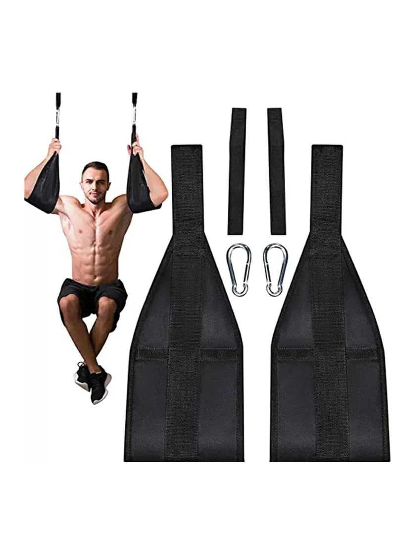 SportQ SportQ Fitness Hanging Ab Straps for Abdominal Muscle Building Core Strength Training, Padded Pull Up Straps for Abdominal Workout, Arm Support Equipment for Men and Women  - Image 1