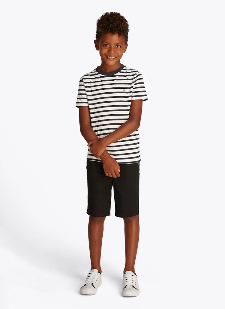 TOMMY HILFIGER Kids Stripe Regular Fit T-Shirt - Image 1