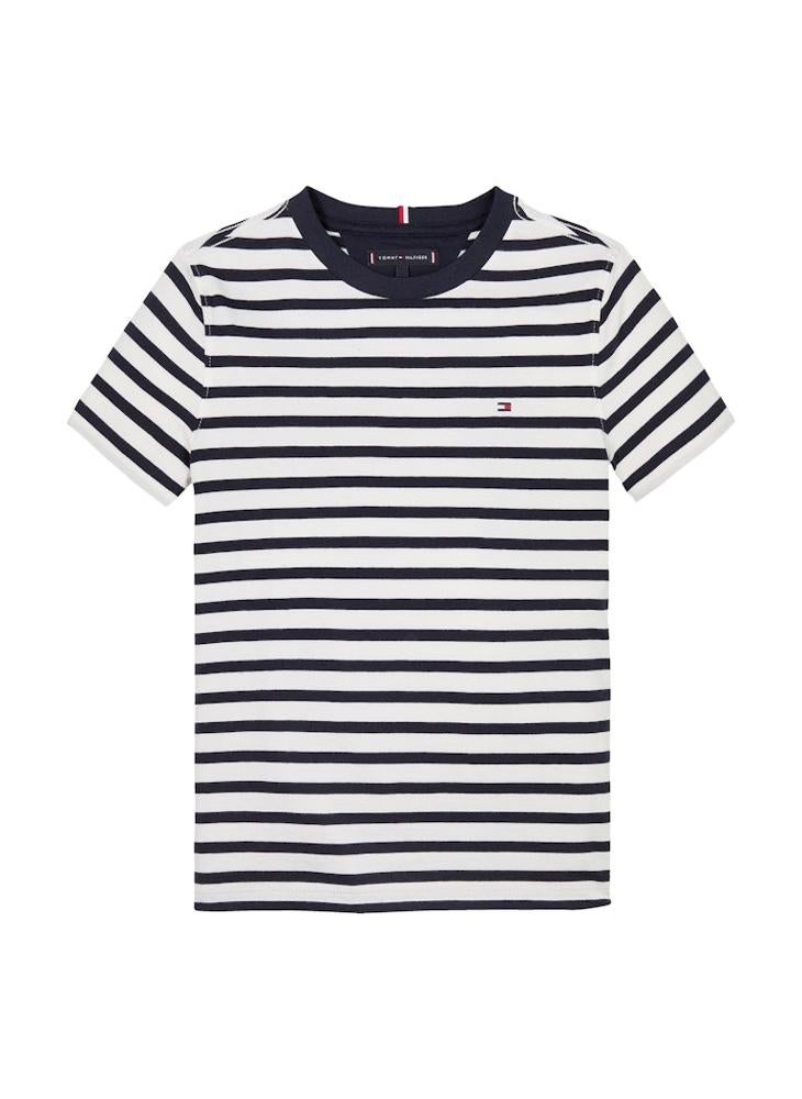 TOMMY HILFIGER Kids Stripe Regular Fit T-Shirt - Image 4