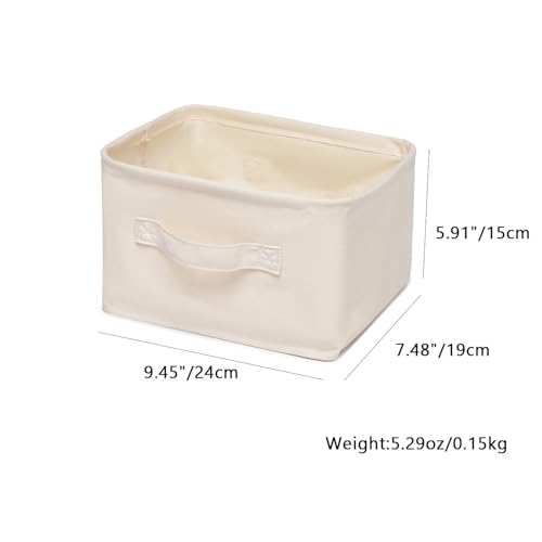 YONBEN Foldable Storage Bins with Lids Cotton Canvas Rectangular Storage Box Ideal for Organization Lightweight and Durable 945 x 748 x 591 - Image 3