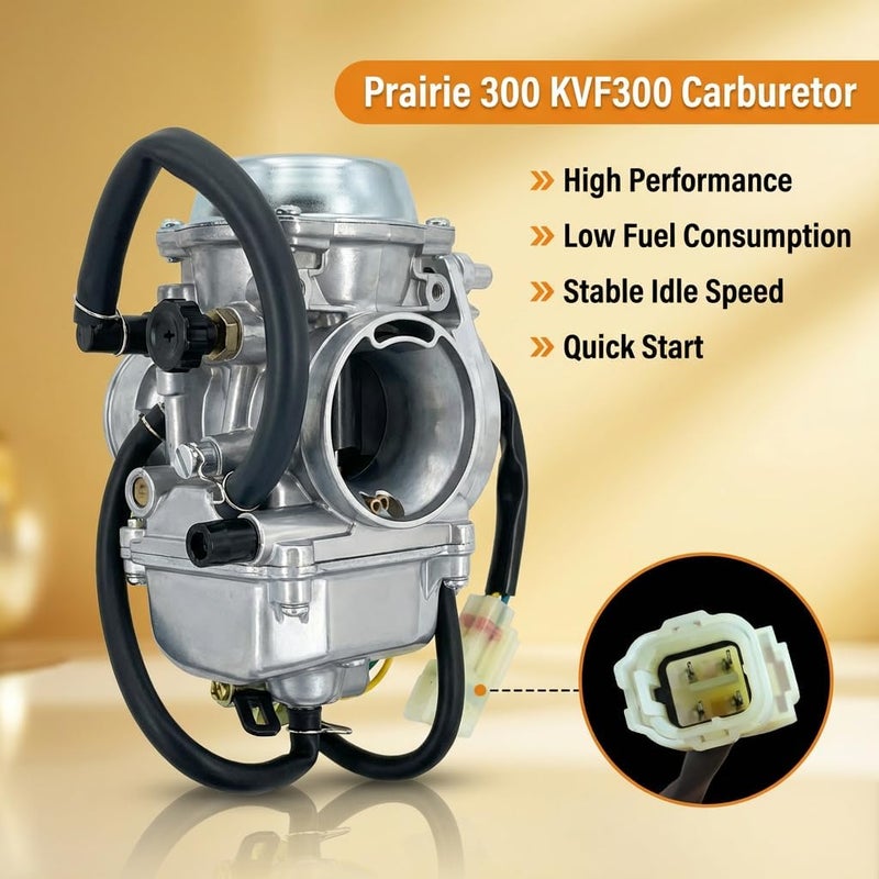 Tektall Carburetor for Kawasaki KVF300 ATV - Image 3