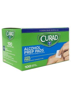 CURAD Pack of 4 Alcohol Prep Pads, Medium, 4 X 100 Pieces  - Image 4