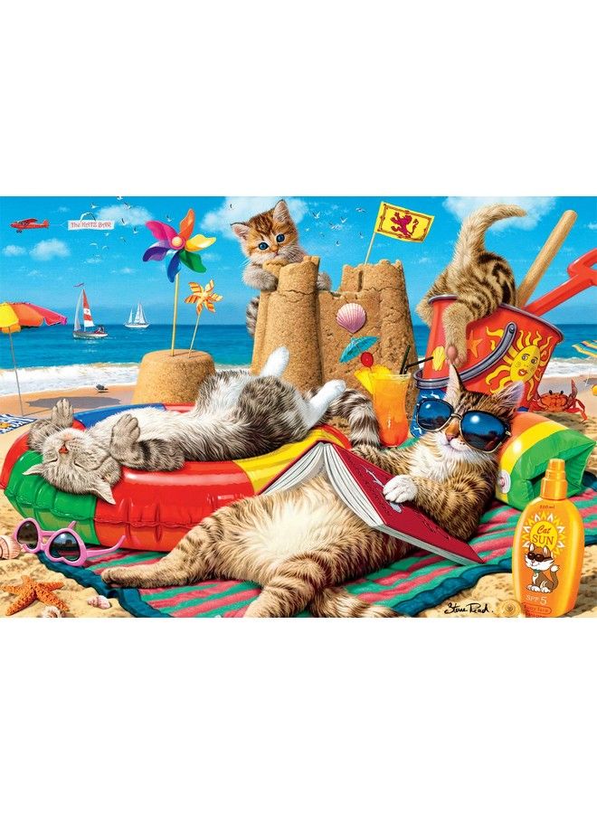 Buffalo Games Beachcombers 300 Large Piece Jigsaw Puzzle - Image 1