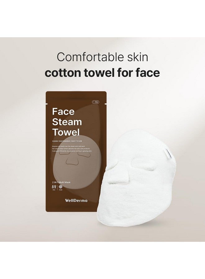 Wellderma Face Steam & Cooling Towel Cotton 2In1 Care - Image 2