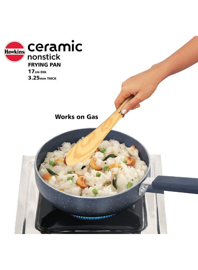 Hawkins Ceramic Nonstick Frying Pan, 17 cm Diameter, Induction Fry Pan, Granite Omlette Egg Pan, Fish Pan (ICF17) - Image 5