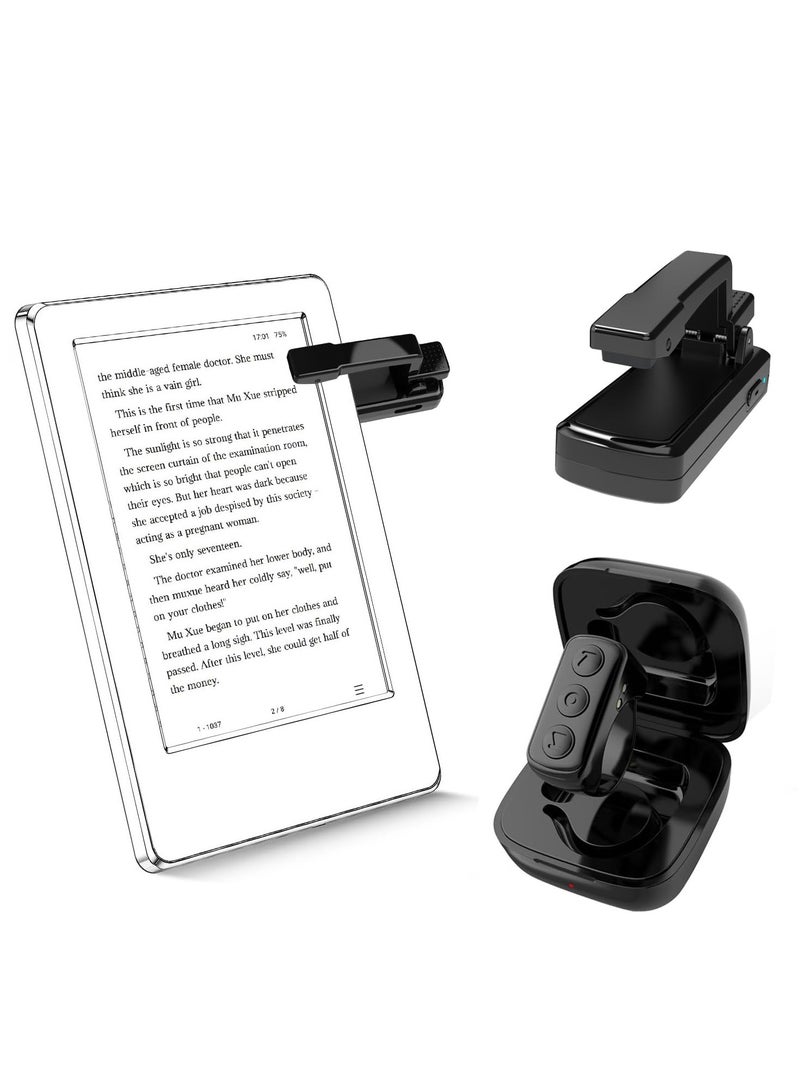 Remote Control Page Turner for Most Devices of Kindle, Wireless E-Reader Controller Ring, for ipad Reading Comics/Novels iPhone Tablets Android Taking Photos Camera Video Recording - Image 1