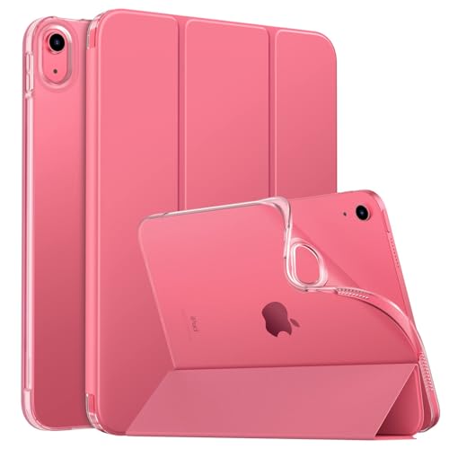 MoKo Case for New iPad (A16) 11th Generation 2025/ 10th Generation 2022, iPad 11 inch/ 10.9 inch Case with Soft TPU Translucent Frosted Back Cover, Auto Wake/Sleep, Support Touch ID, Watermelon - Image 1