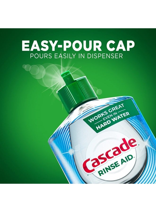 Cascade مساعد الشطف بلاتينيوم، عامل شطف غسالة الصحون، رائحة عادية، 30.5 أونصة سائلة (عبوة من 1) - Image 3