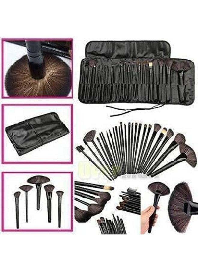 SKINPLUS - SKINPLUS Premium Set Of 24 Pcs Soft Hair Makeup Brush Black (Pack Of 24) - Image 1