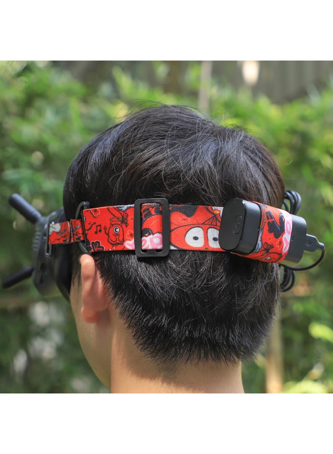 Sunnylife Suitable For Dji Avata Fpv Flying Glasses V2 Color Headband Fixed Elastic Strap Accessories - Image 4