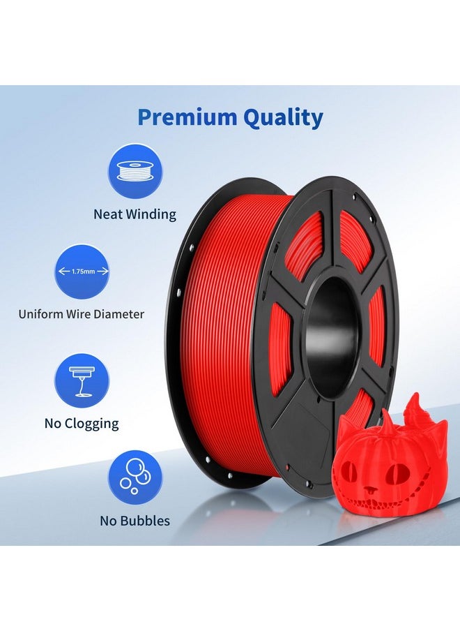 إني كيوبيك خيوط طابعة ANYCUBIC PLA ثلاثية الأبعاد، خيوط طباعة RFID ثلاثية الأبعاد PLA بدقة أبعاد 1.75 مم +/- 0.02 مم، بكرة 1 كجم (2.2 رطل)، أحمر  - Image 2