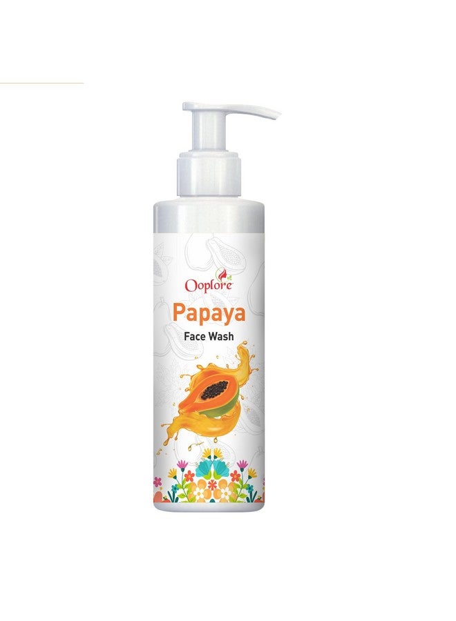 Ooplore Herbal Papaya Face Wash For Women/Men | Brightening and Glowing Skin | Removes Pigmentation and Dark Spots | For All Skin Types 100ML - Image 1