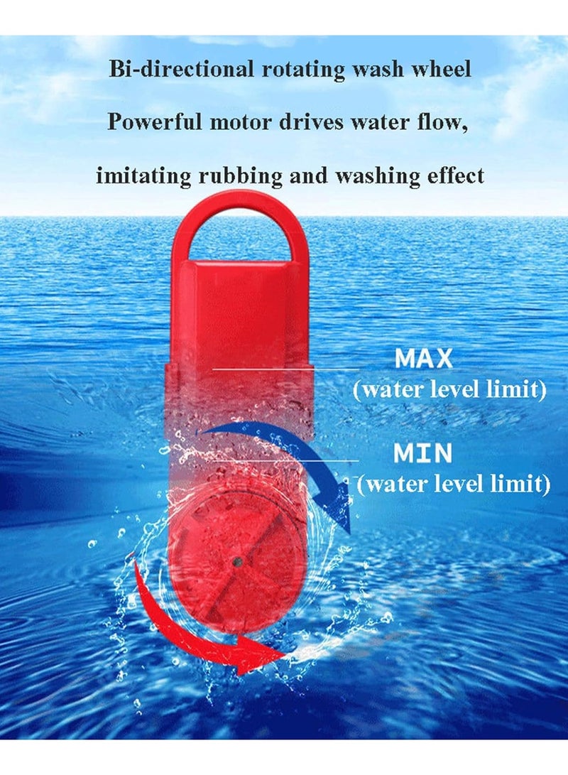AROAQ Portable Mini Washing Machine for Lazy Students Compact and Convenient Travel Sock Washer for Dormitories - Image 2
