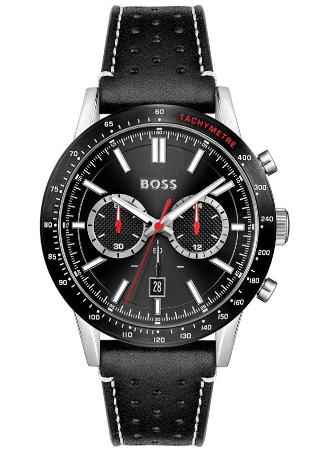BOSS men’s analog leather watcH 1513920 - Image 1