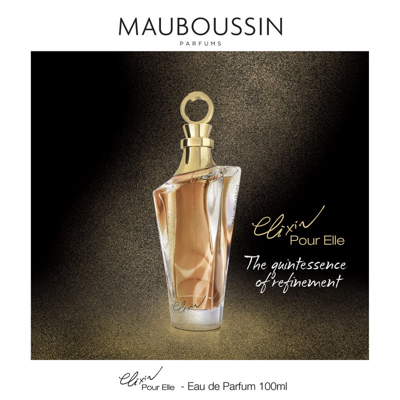 Mauboussin - Elixir Pour Elle 100ml (3.3 Fl Oz) - Eau de Parfum for Women - Floral & Oriental Scents - Image 2