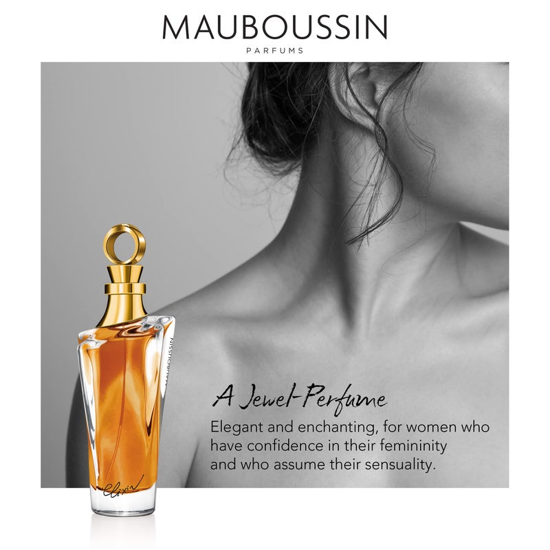 Mauboussin - Elixir Pour Elle 100ml (3.3 Fl Oz) - Eau de Parfum for Women - Floral & Oriental Scents - Image 5