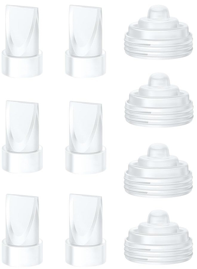 IVARONAL 6PCS Duckbill Valves & 4PCS Diaphragm Compatible with Momcozy M5 Wearable Breast Pump, Replacement Pump Parts Accessories Compatible for M5 Momcozy, Not Original Mom Cozy Accessories - Image 1