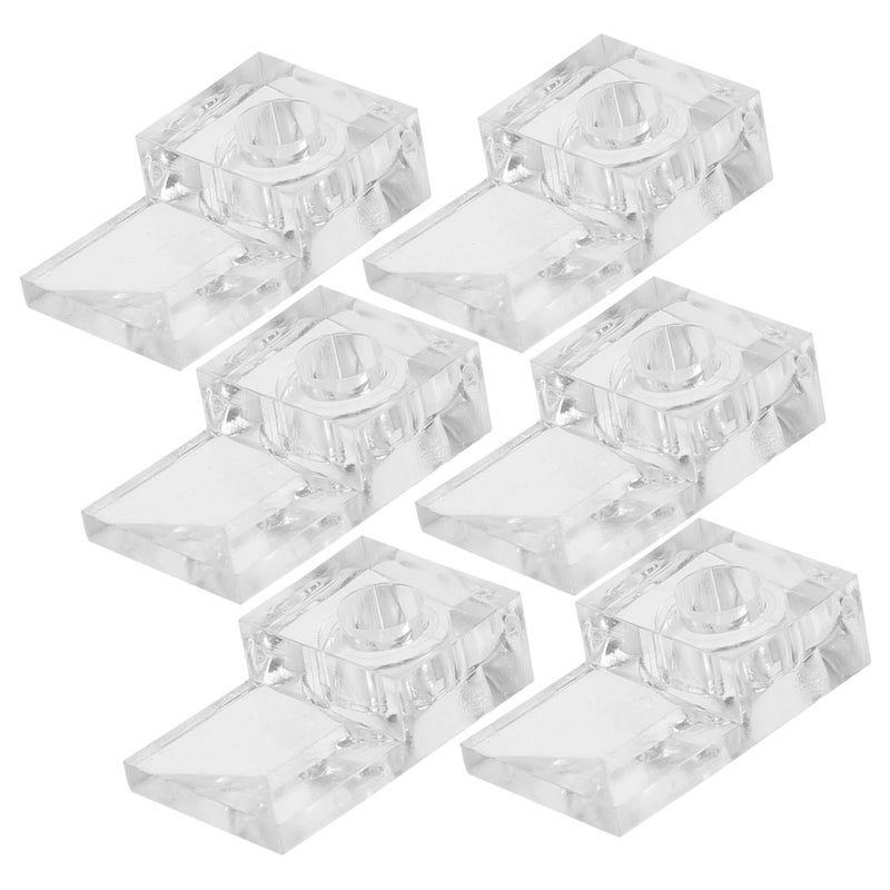 Heavy Duty Mirror Hanging Clips 20 Sets No Drill Wall Installation Glass Retainer Brackets Closet Bathroom - Image 2