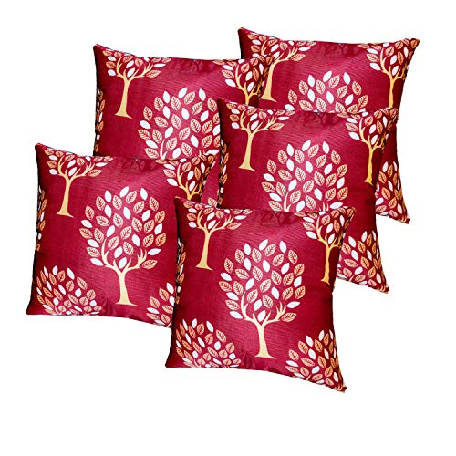 KANUSHI Industries® Reversible Decorative Cushion Covers Set of- 5 (12 X12 Inches)(CC-Q-5PC-12X12) - Image 4