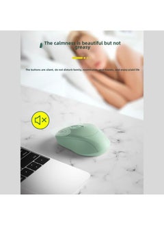 Generic Bluetooth Mute Wireless Mouse Rechargeable Office For HP Lenovo For Huawei For Apple IPad Notebook Universal-Specifications:[dual Mode Cool Black] Bluetooth + 2.4g Wireless Version★Silent Charging★Universal For Desktop Notebooks  - Image 4