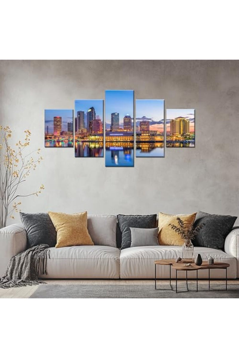 Artbrush Tower Tampa Skyline Wall Art - Image 4
