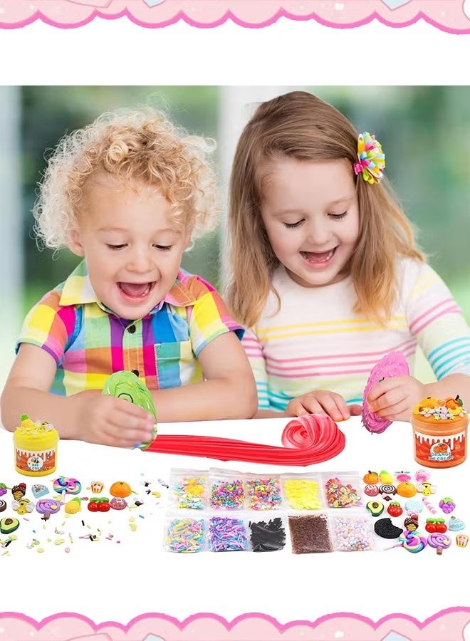 Slime for kids10 Pack, Butter Slime kit with Fruit Mold, Cloud Slime Kit for Girls Boys Entertainment Slime Party Favours Set Toys for 6+ Years Old - Image 5